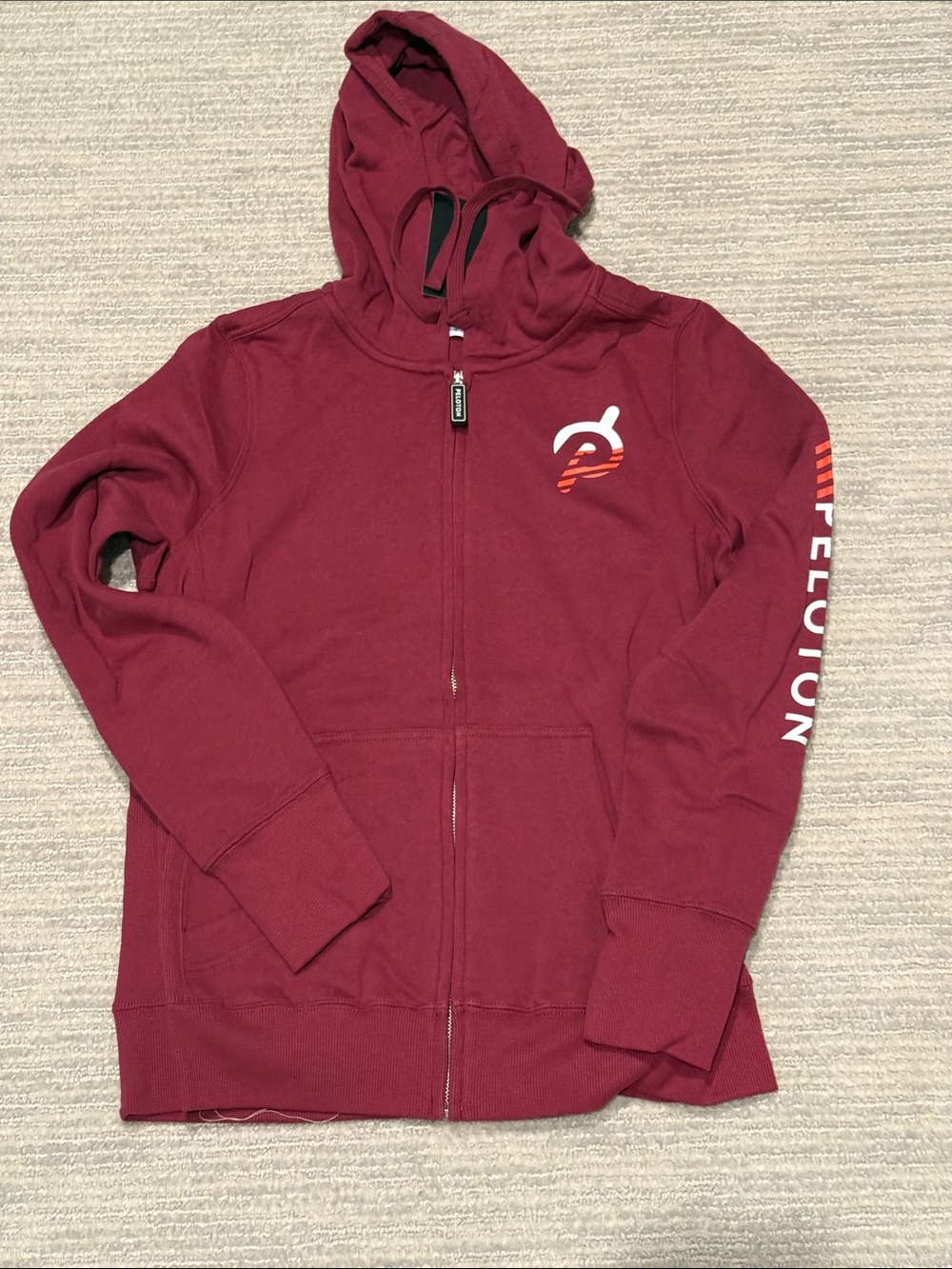Peloton Women's Ultimate Fleece Full-Zip Logo Hoodie
